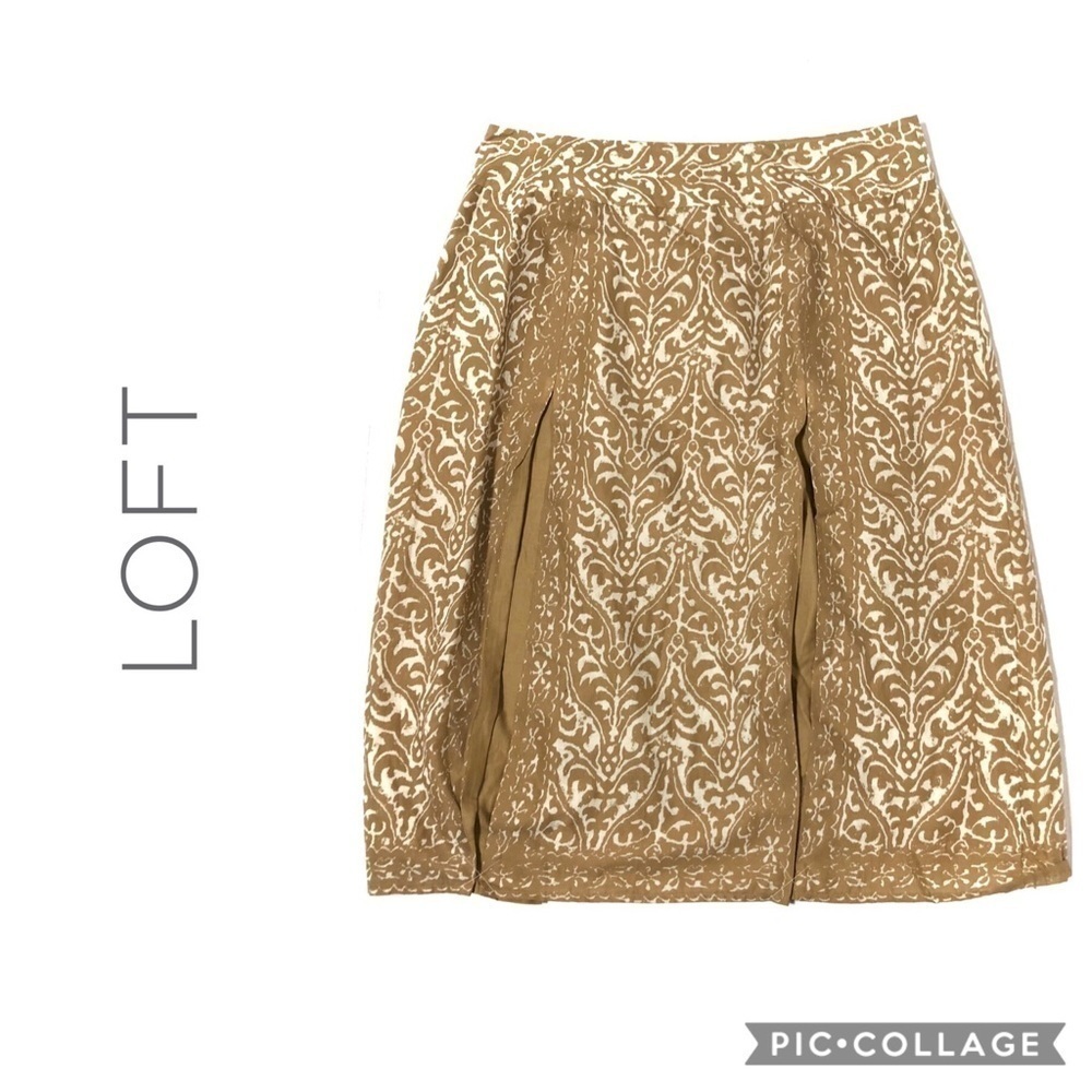 Loft Mosaic Print A-line Skirt NWT Sz 10 Women’s